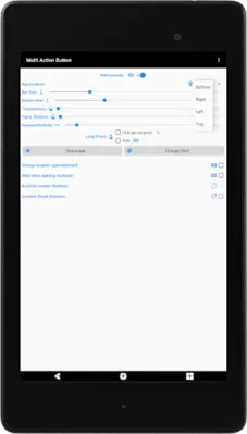 Multi Action Button android App screenshot 9